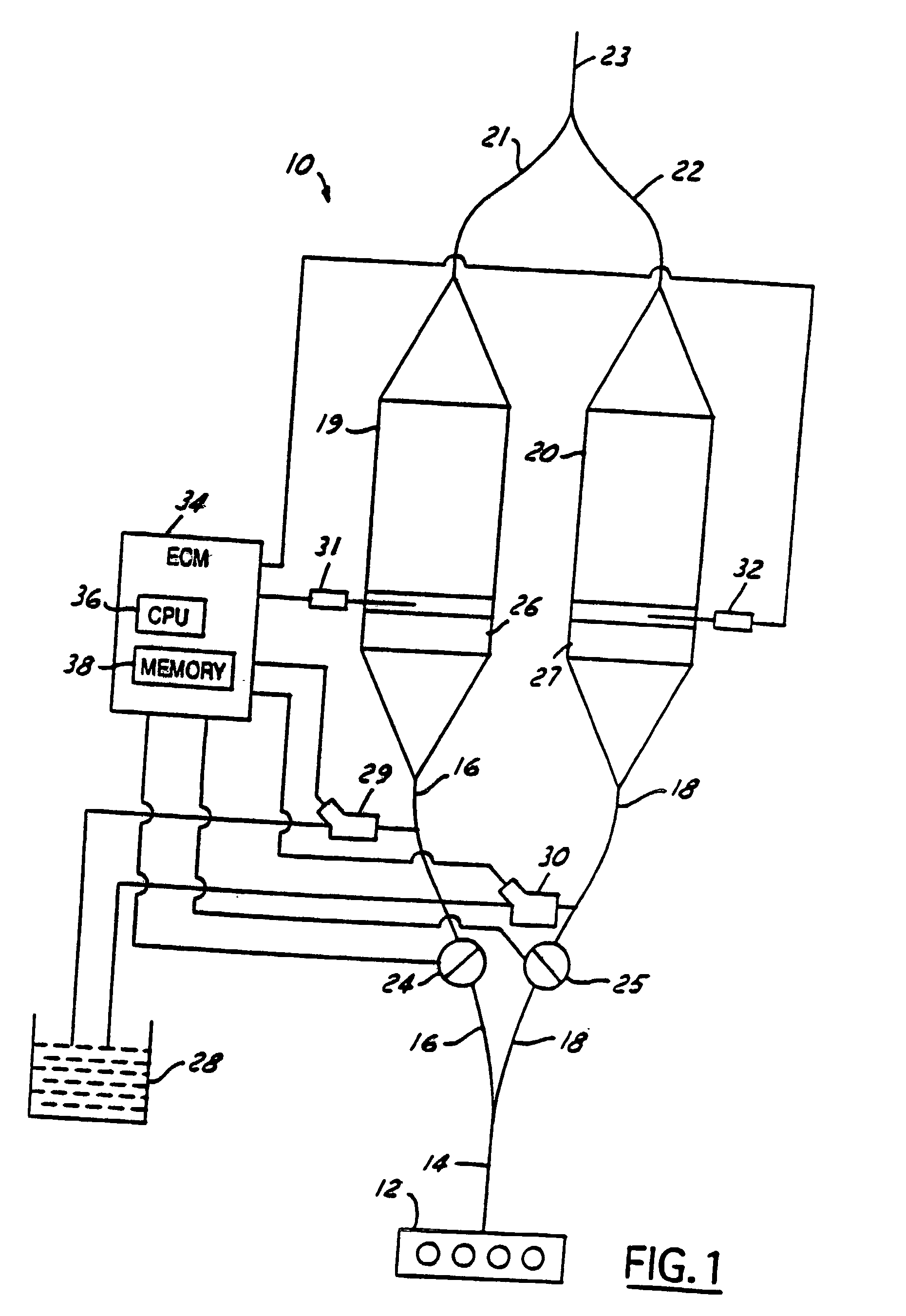 System and method for removing SOx and particulate matter from an emission control device