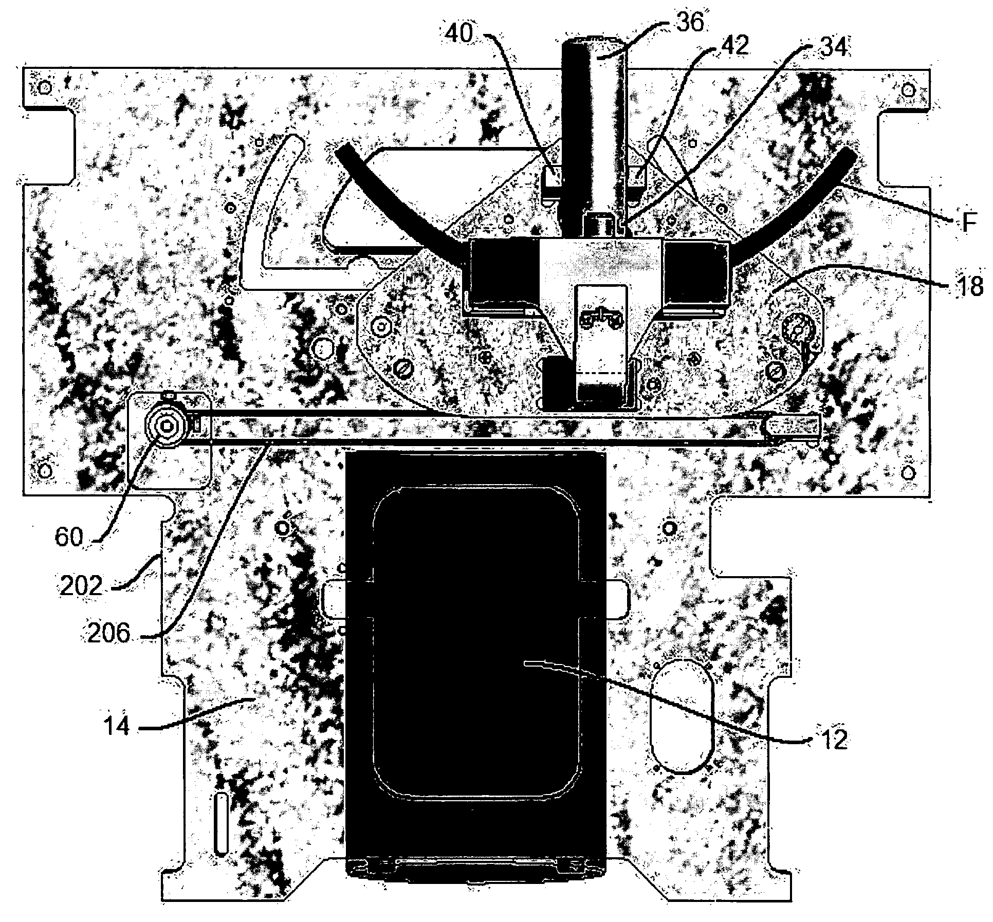 Holding mechanism for use with an ophthalmic tracer, and method