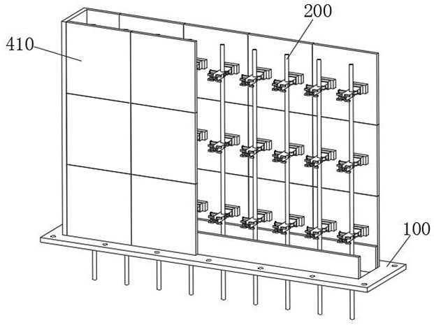 Fabricated separating wall composite wall body