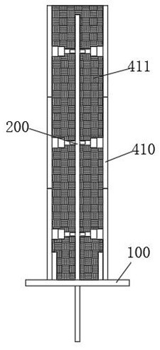 Fabricated separating wall composite wall body