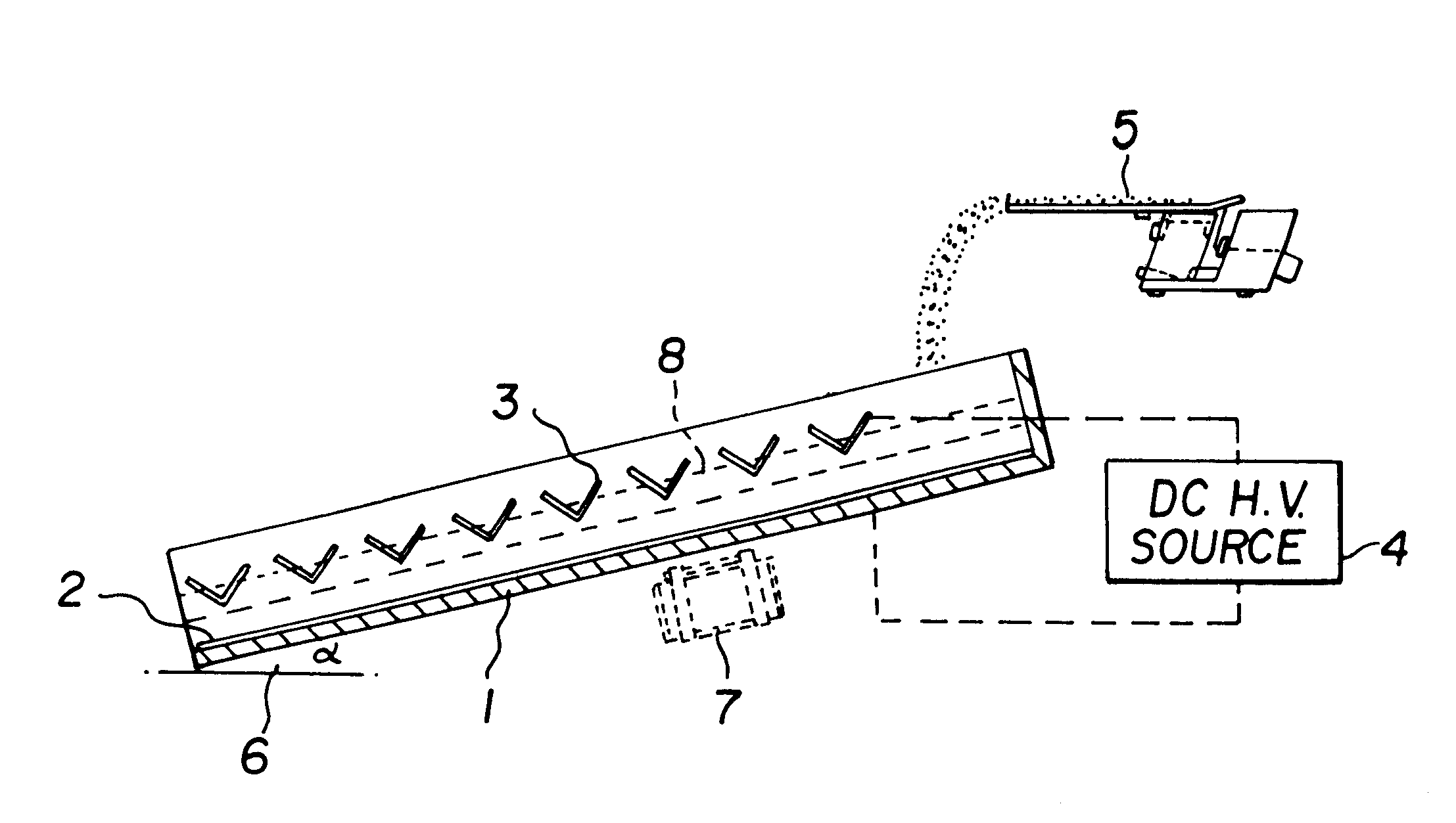 Electrostatic method of separating particulate materials