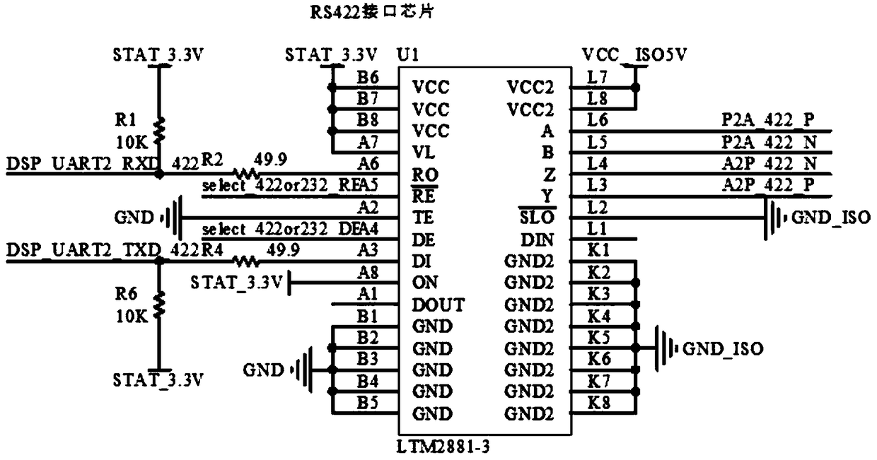 ADCP system-based external communication isolation circuit