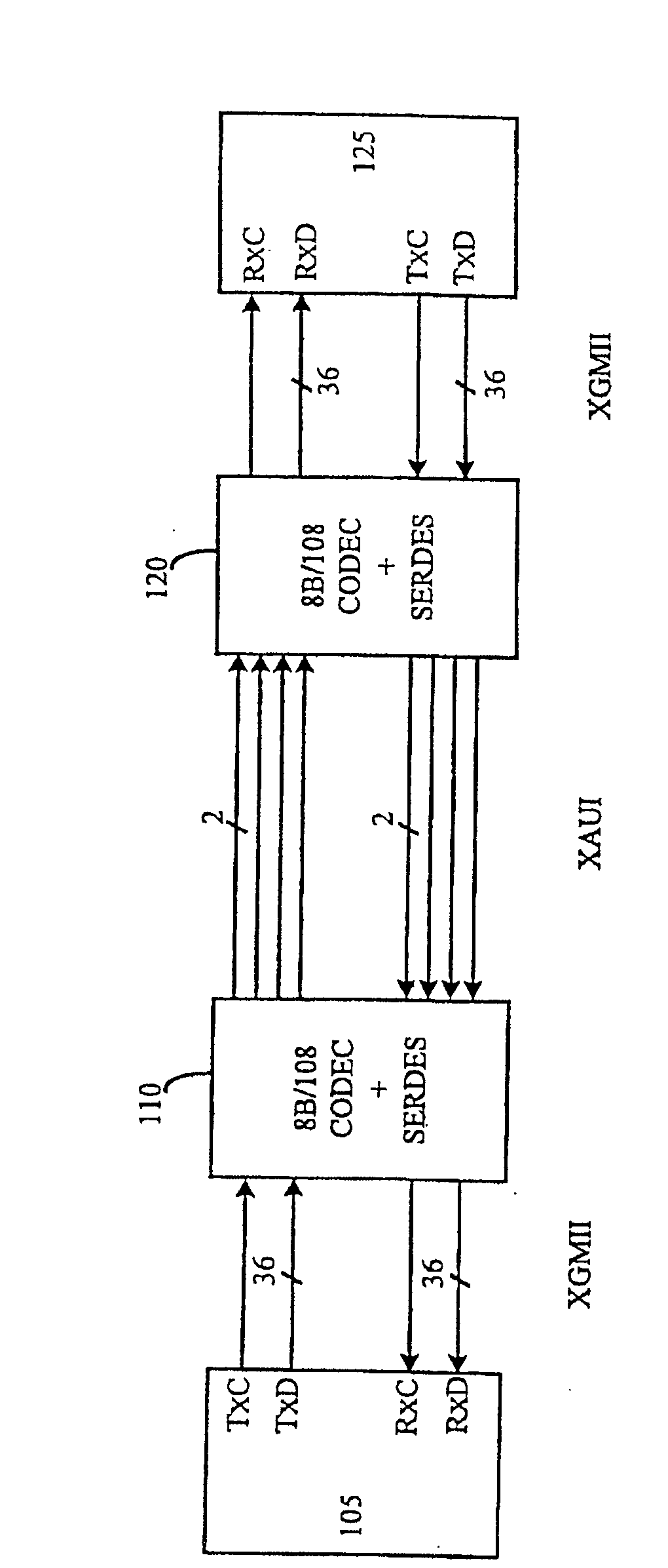 Protocol independent transmission using a 10 gigabit attachment unit interface