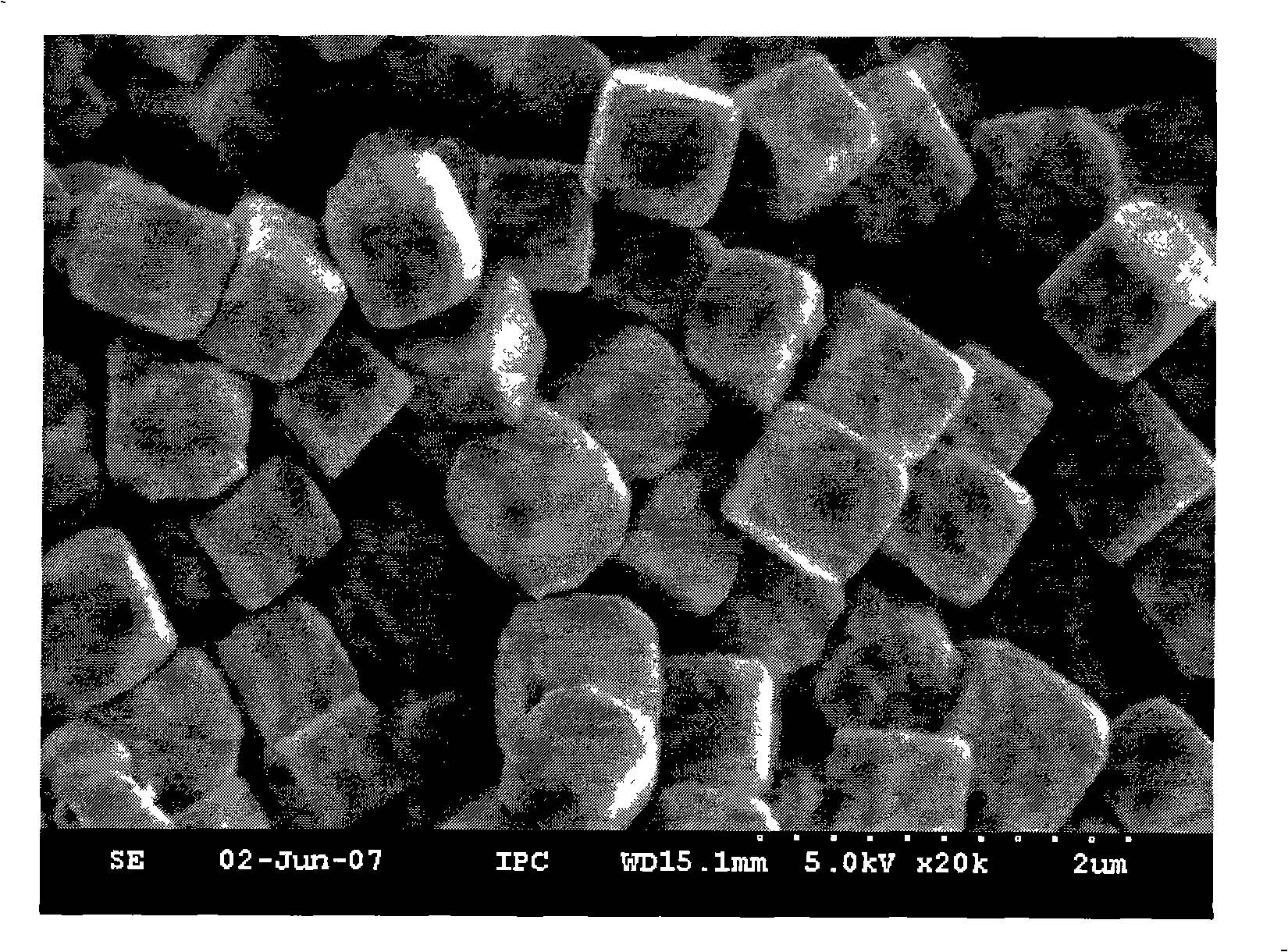 Preparation of polyhedral cuprous oxide nano particle