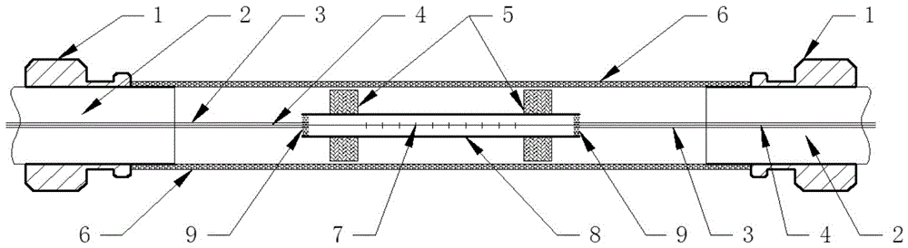 A mine-used fiber grating temperature sensor