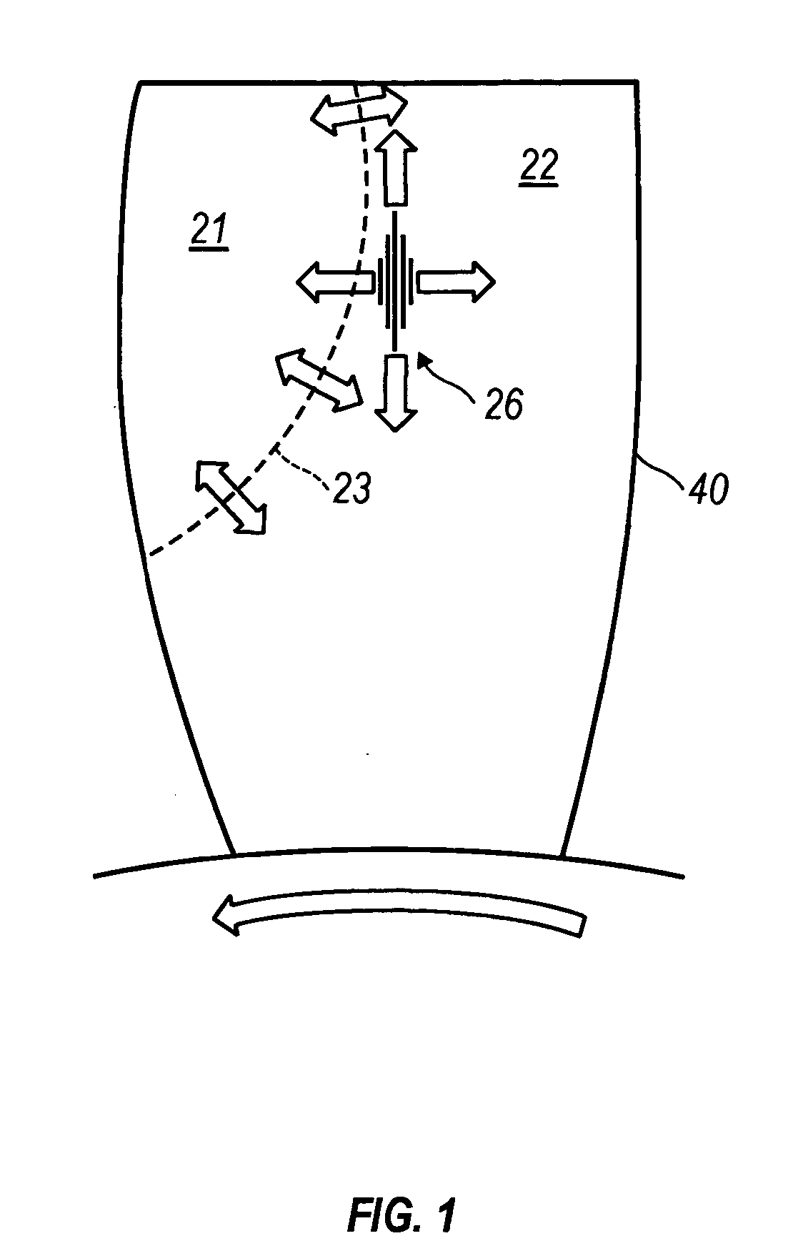 Mitigation of unsteady peak fan blade and disc stresses in turbofan engines through the use of flow control devices to stabilize boundary layer characteristics