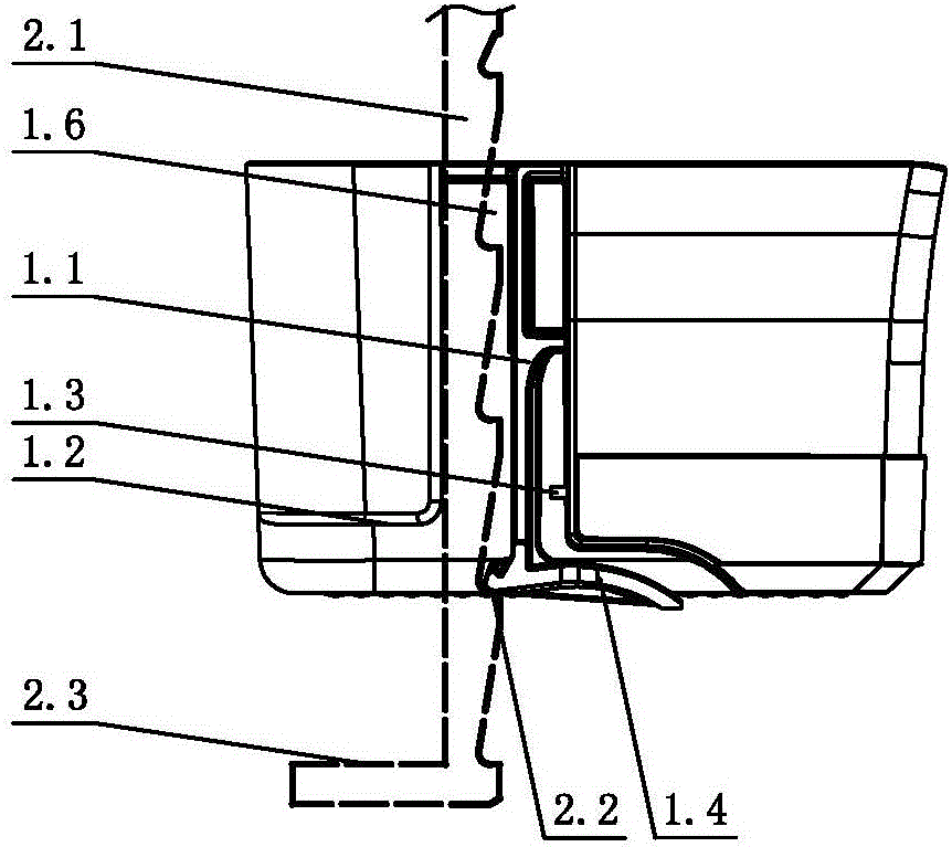 Adjusting structure of refrigerator storage rack