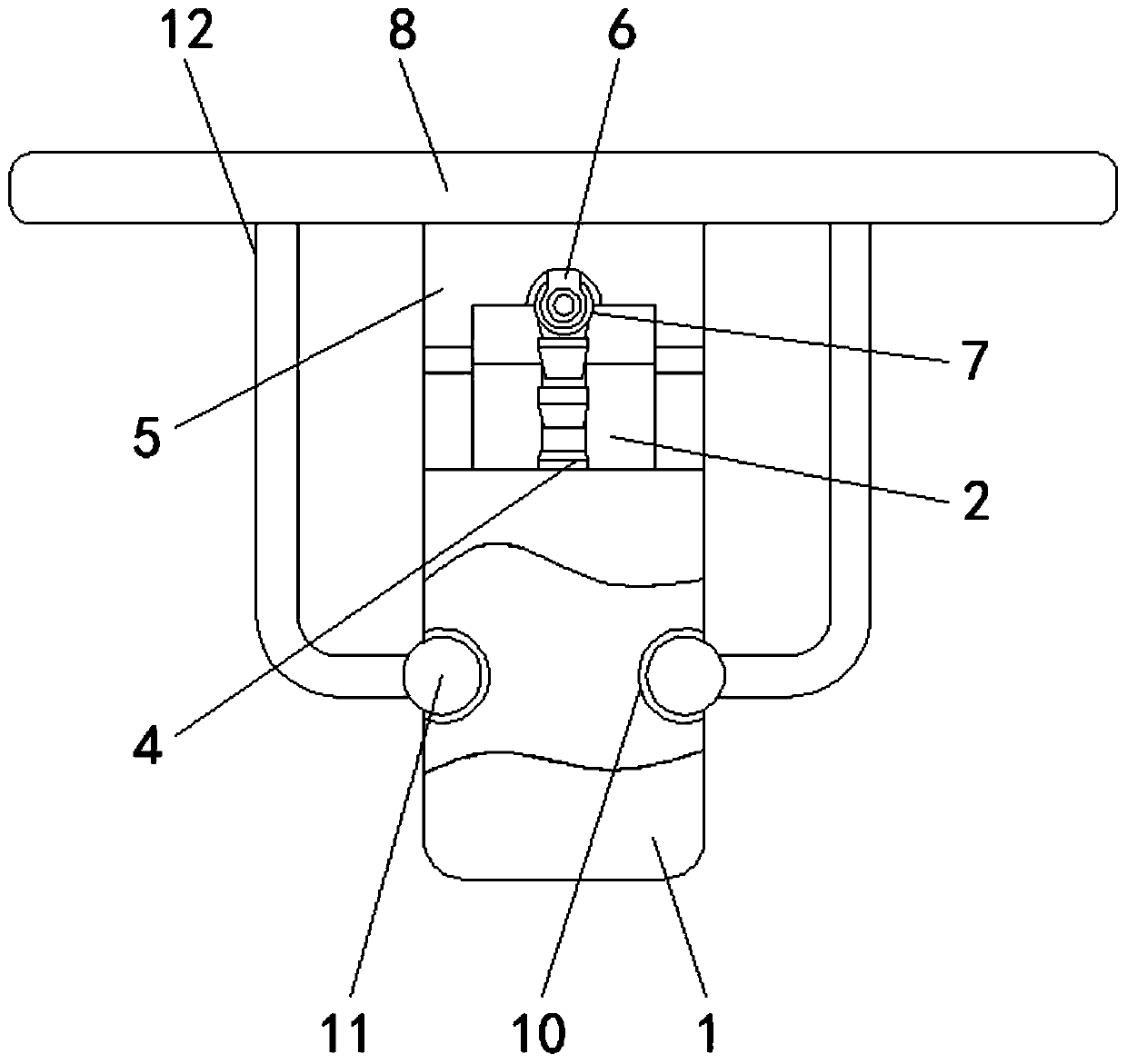 Support frame used for inorganic thin-film battery