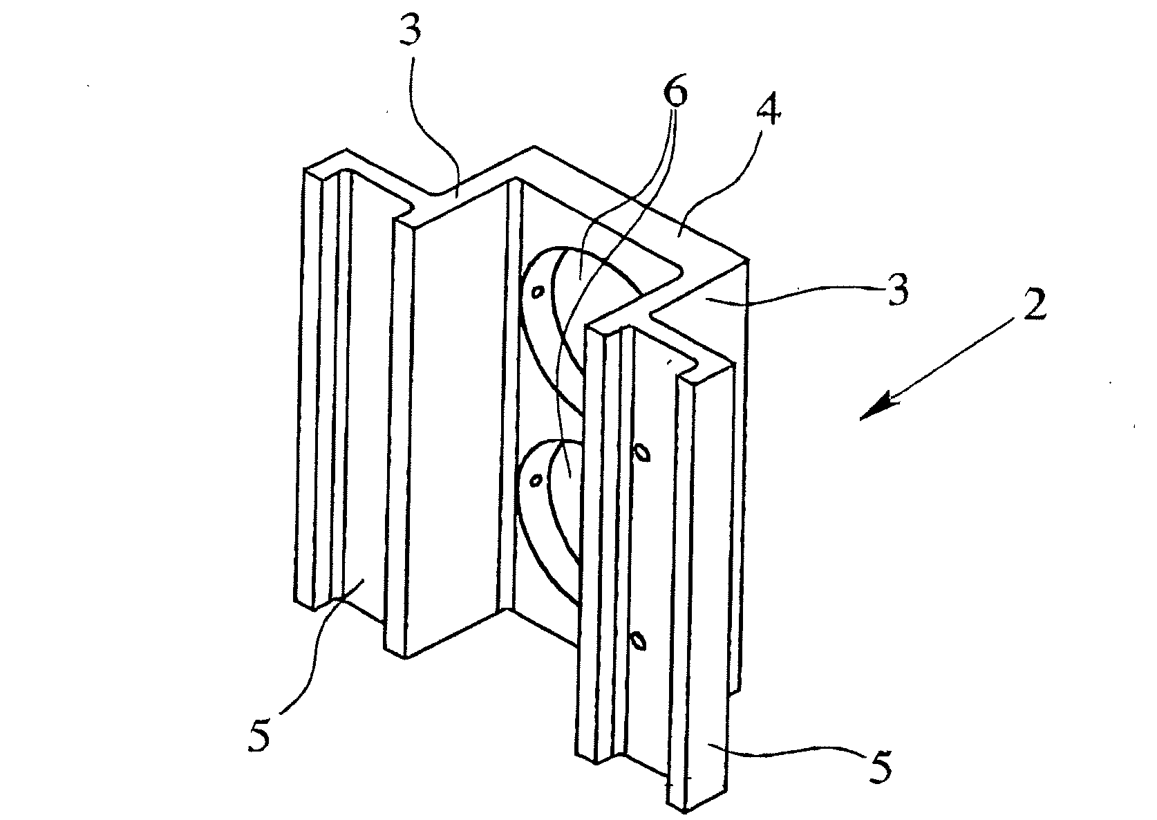 Device for measuring the mass rate of flow