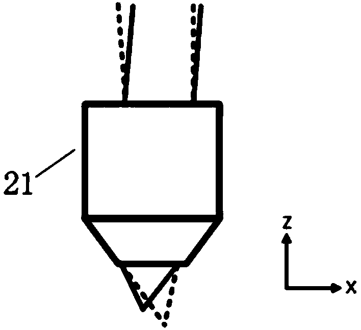 Wire confocal imaging device for multichannel scanning and detecting