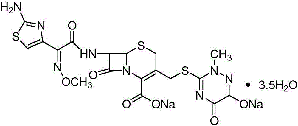 Solid-phase synthesizing method of ceftriaxone sodium