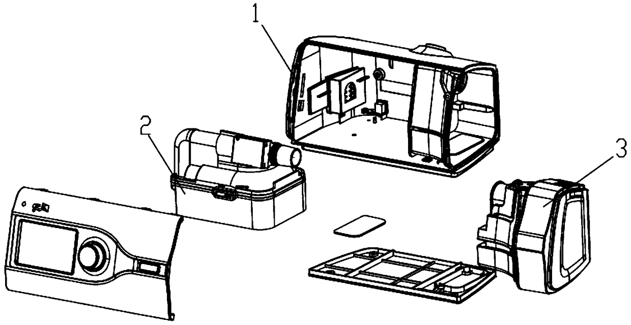 Noise-reducing ventilator system