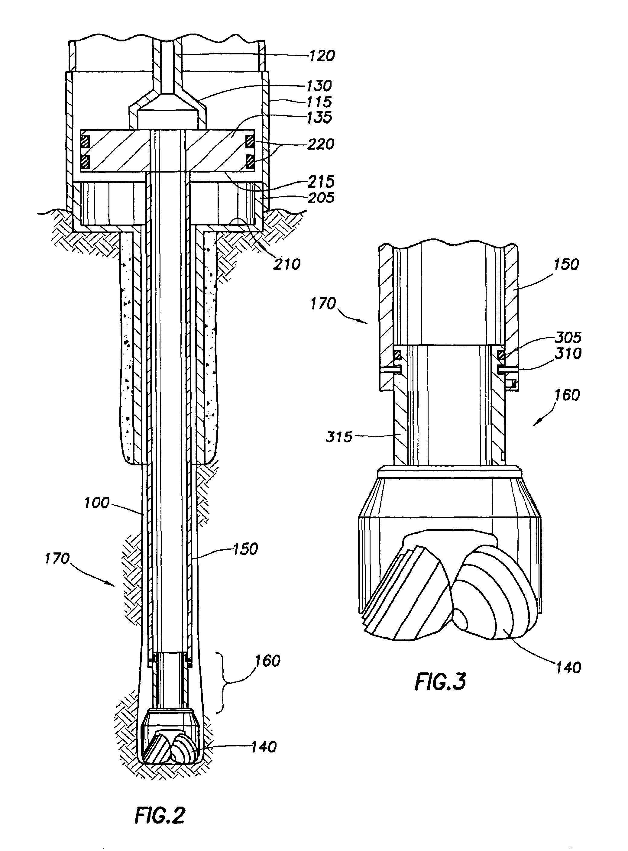 Apparatus and method of drilling with casing