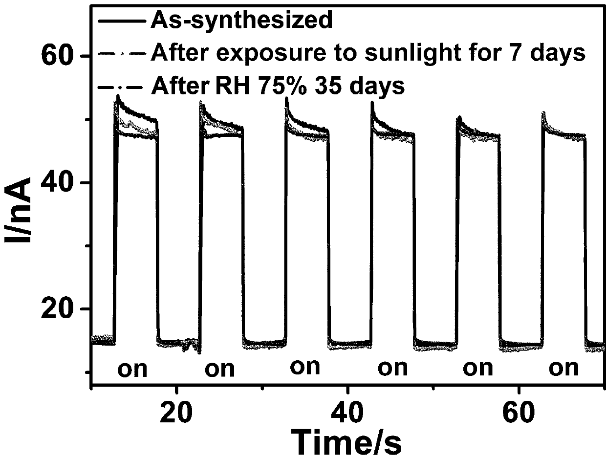 High-stability bismuth-iodine hybrid light absorber, preparation and application thereof