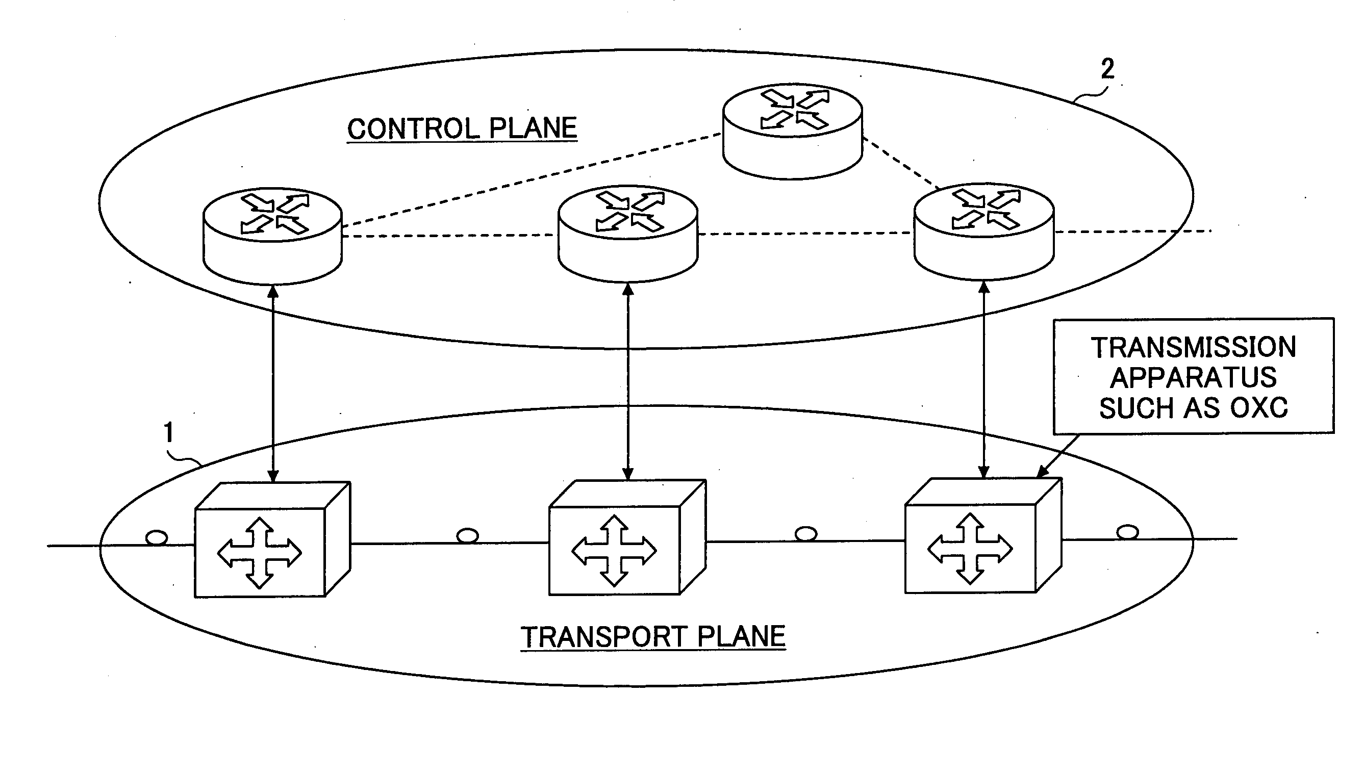 Method of and control node for detecting failure