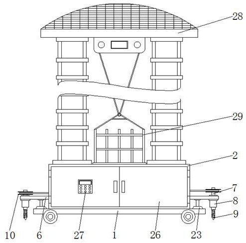 Movable building lifting device