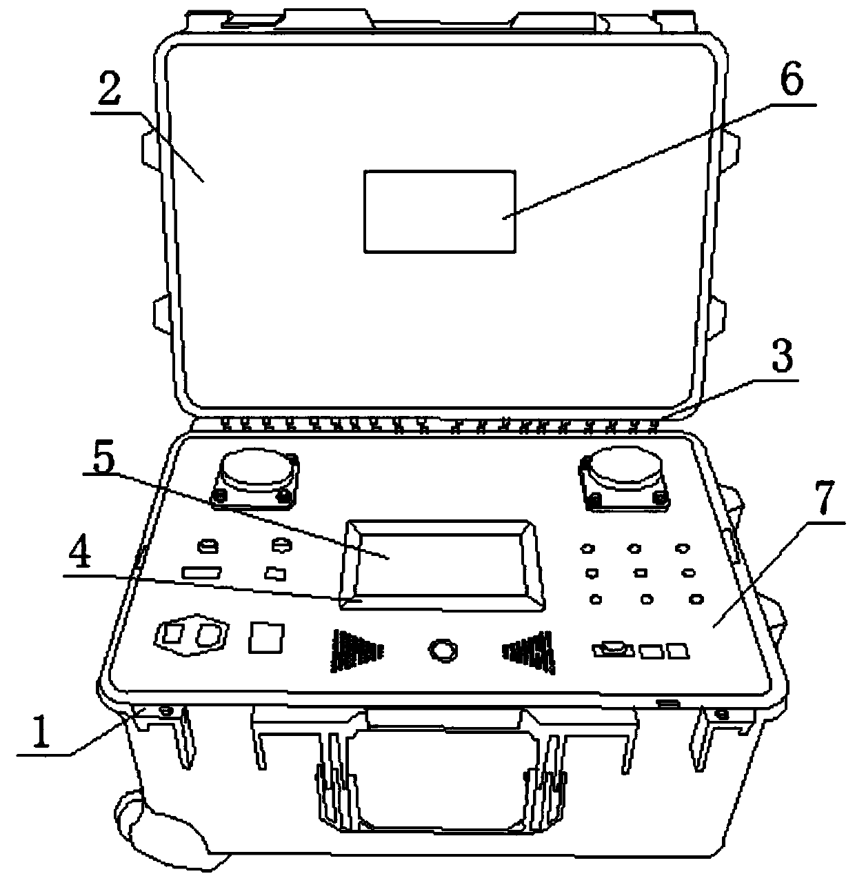 Portable detector of AC charging pile