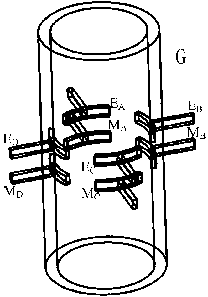 Gas-liquid phase content measurement method based on modal migration complex network and verification method thereof