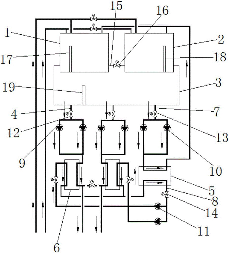 Double-system circulation water cooling device