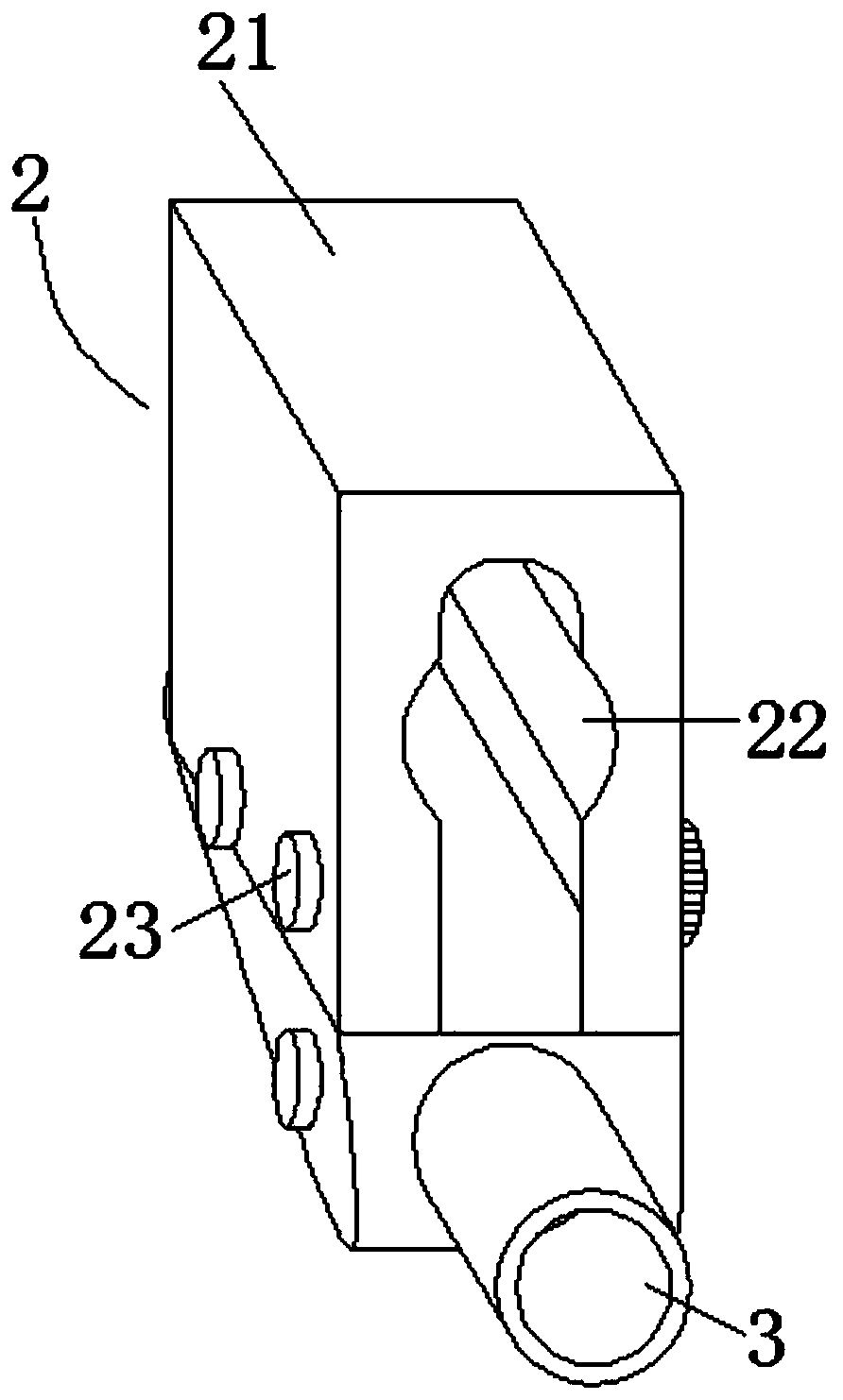 An anti-vibration hammer with stable installation