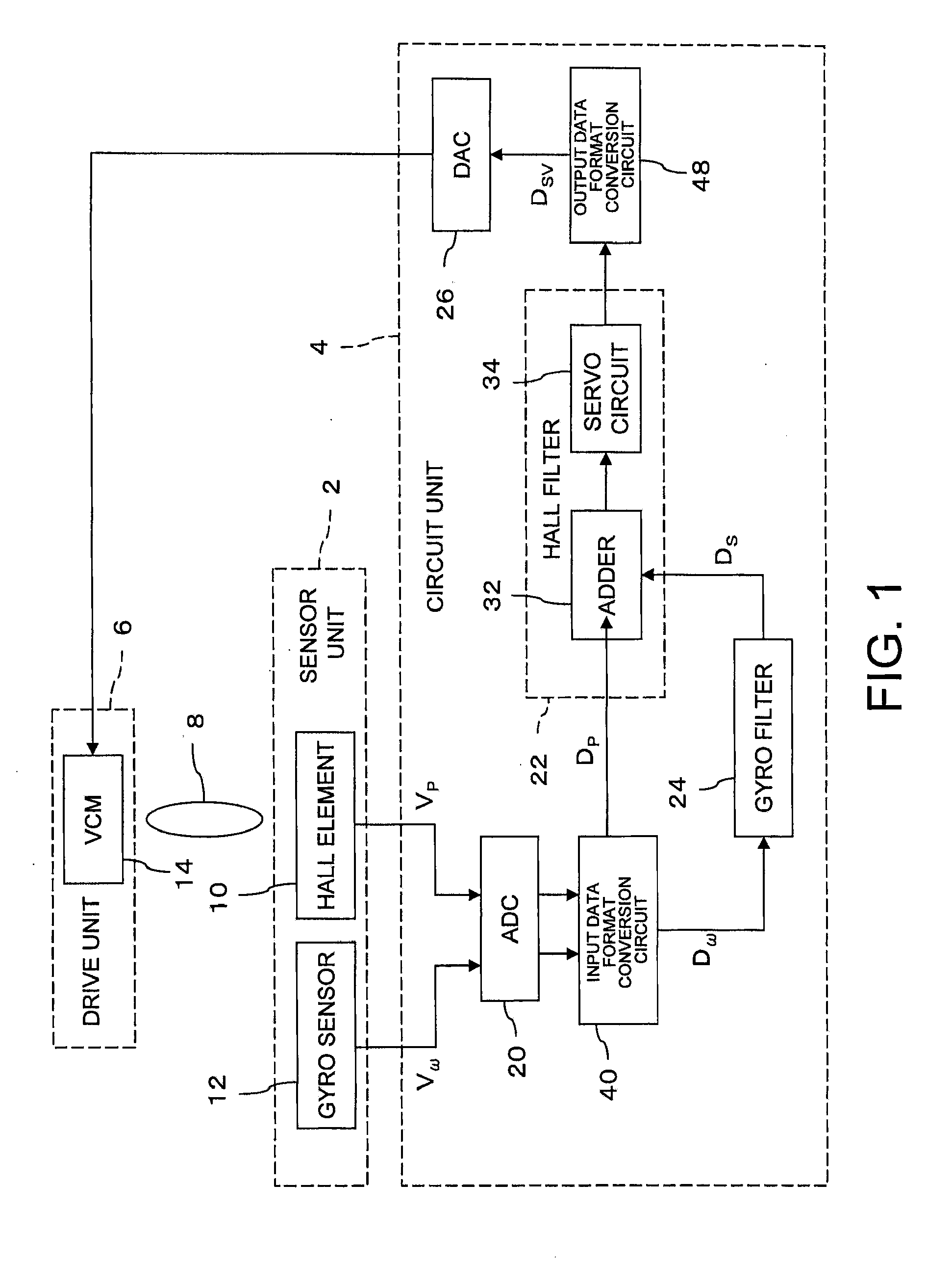 Control circuit for image-capturing device