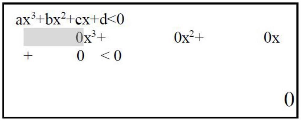 Working method of multiple inequality equations in calculator and calculator