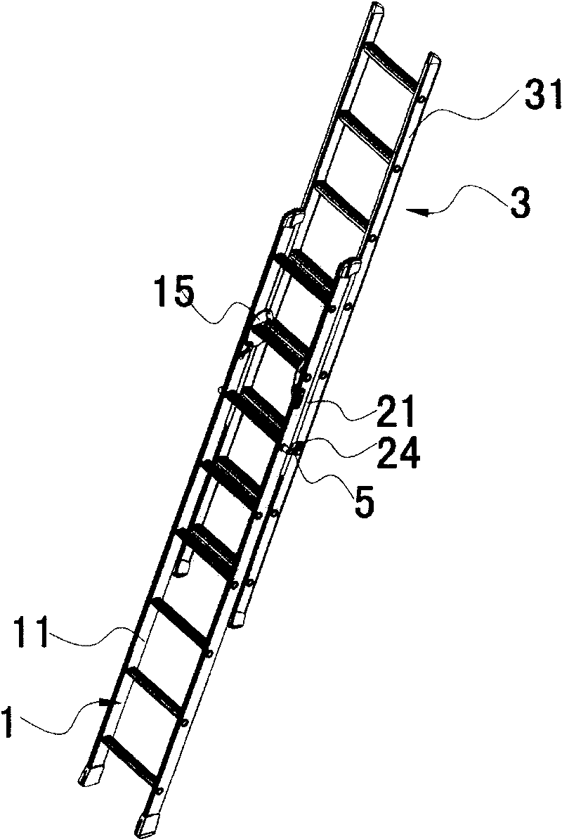 Liftable V-ladder