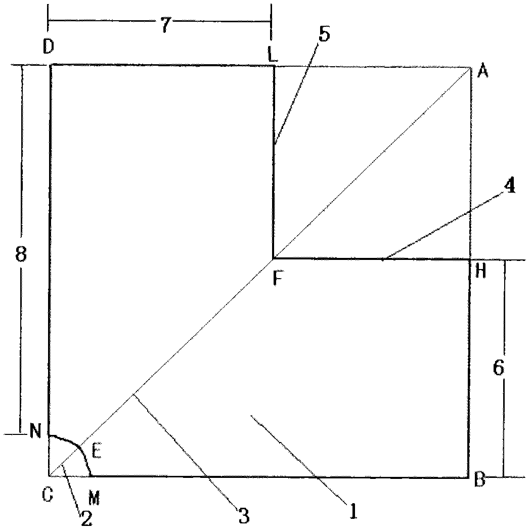 Tailoring method for individualized ruffle trousers