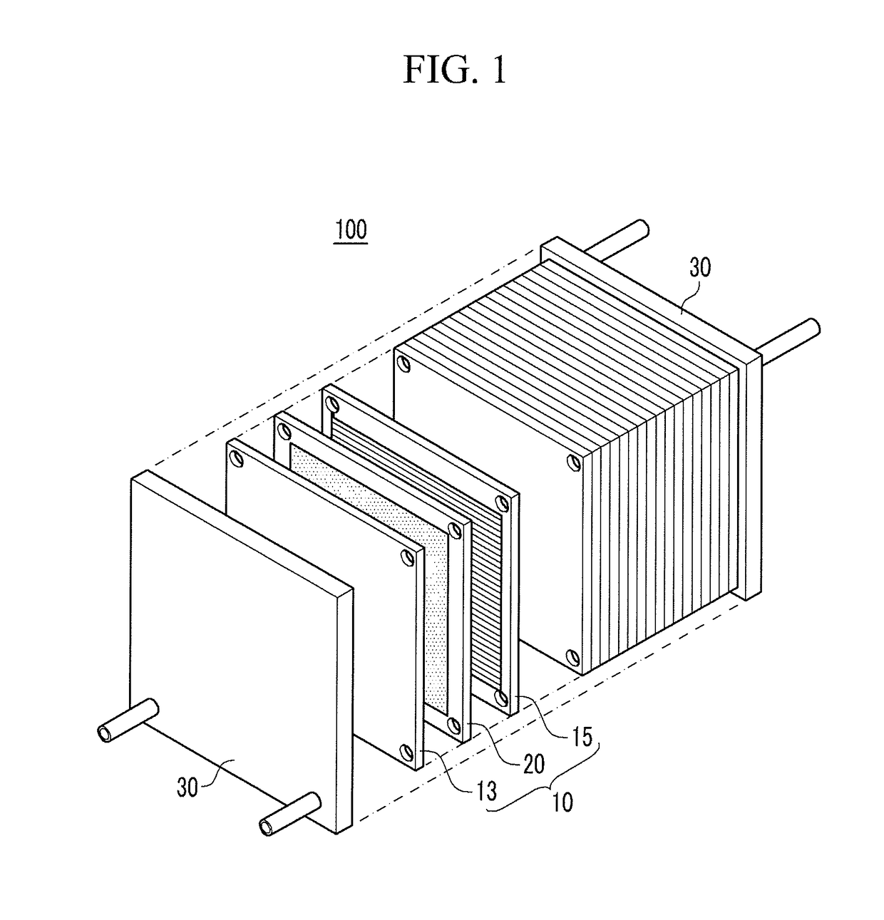 Membrane-electrode assembly with a protective layer, and fuel cell stack and fabricating method of membrane-electrode assembly