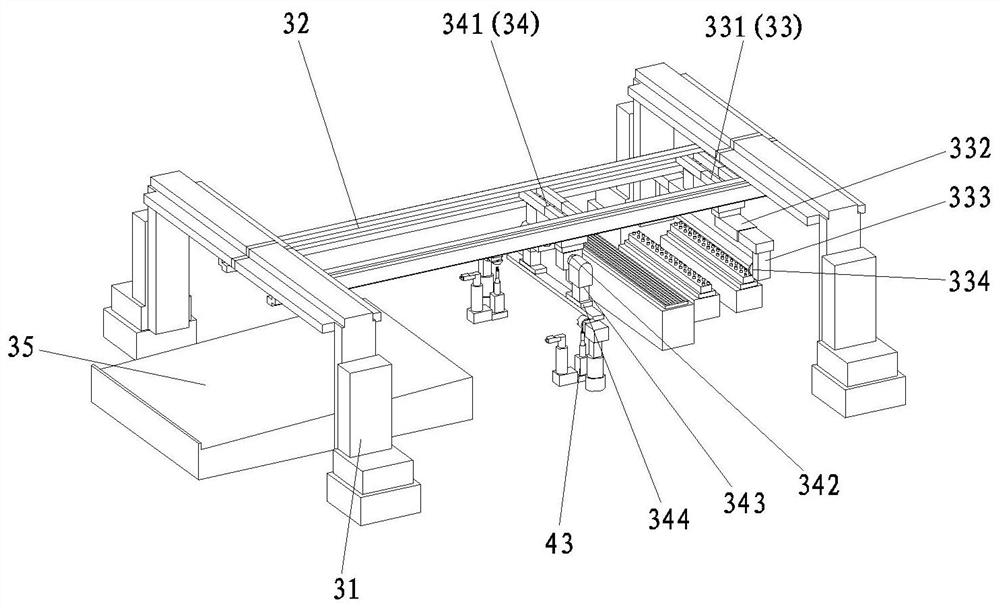 Full-automatic green manufacturing equipment and method for steel and wood furniture