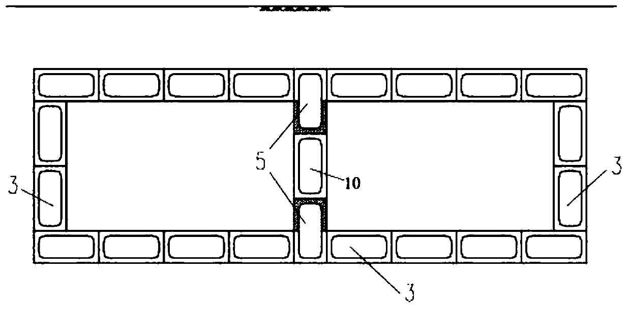 Method for realizing large-section underground space excavation by virtue of small-section combined jacking pipe