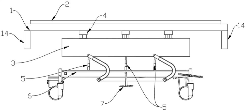 Automatic body position adjusting system for sports medicine operation