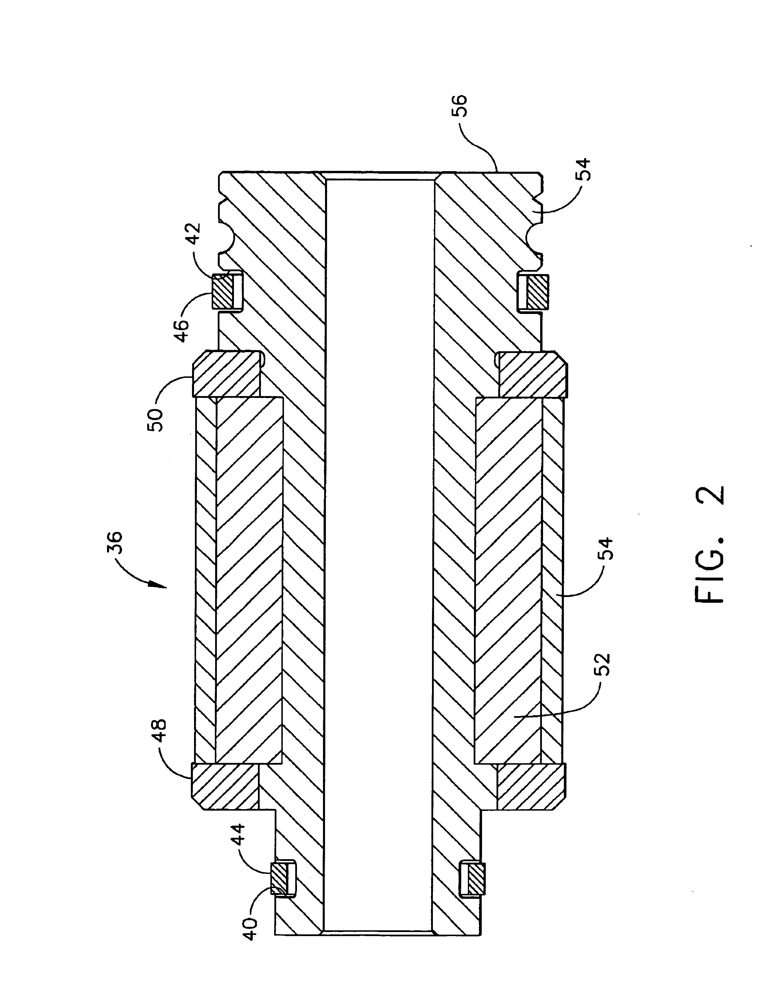 Center housing design for electric assisted turbocharger
