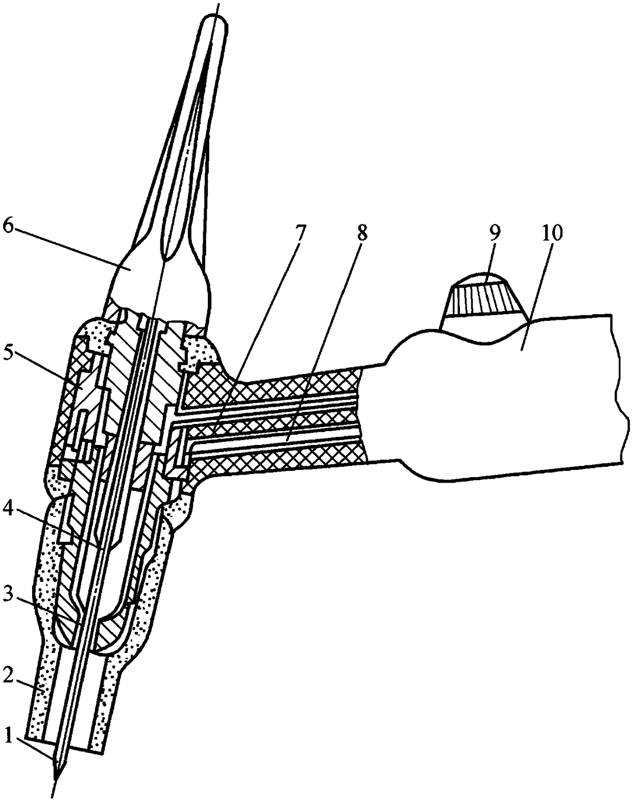 Narrow-gap TIG welding gun