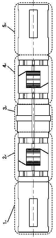Double-end force measurement device and double-end measurement method