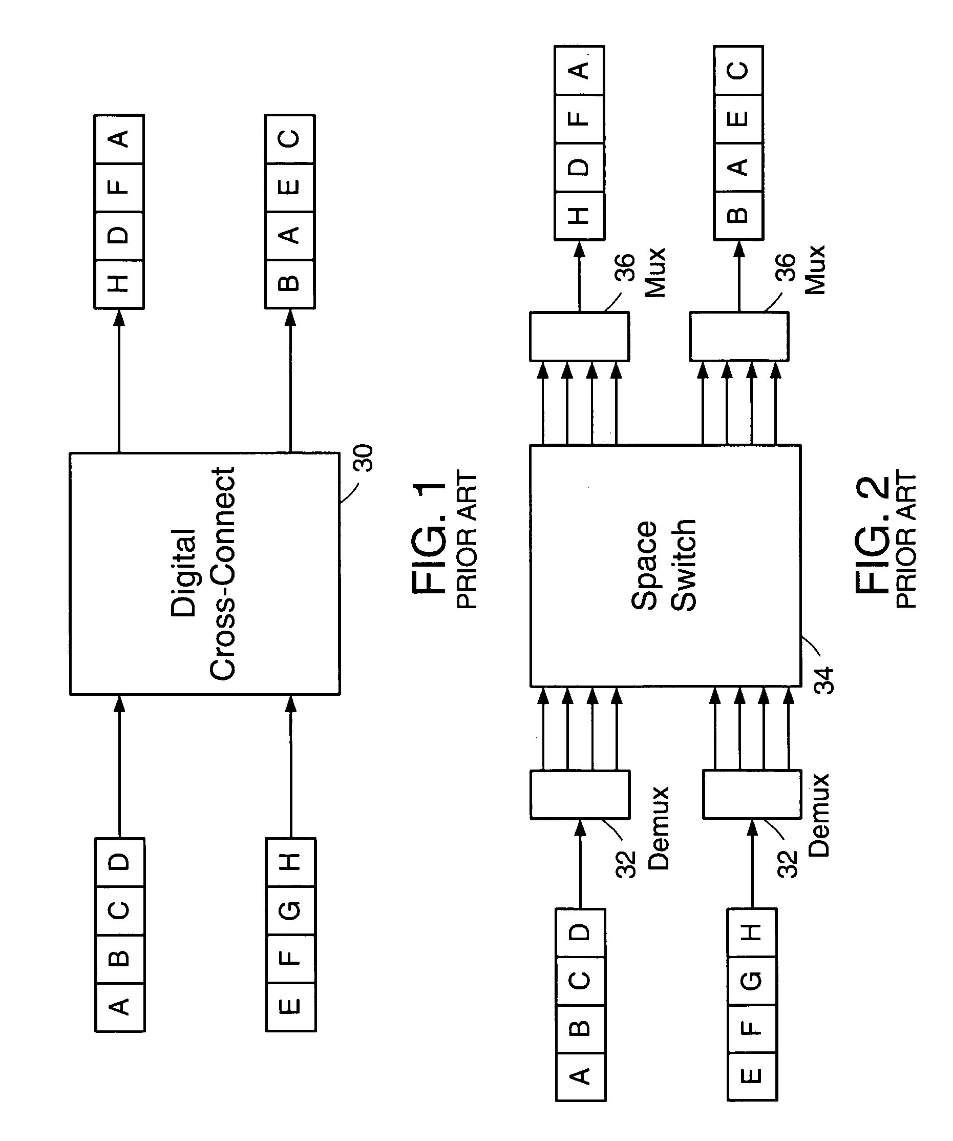 Multistage digital cross connect with synchronized configuration switching