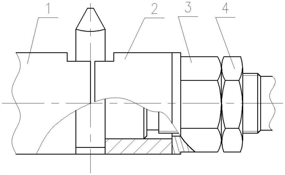 Clamping structure of double-worm gear fly-cutter