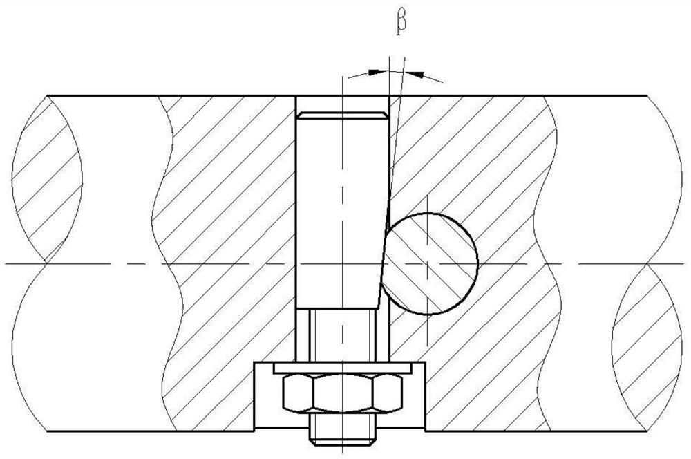 Clamping structure of double-worm gear fly-cutter