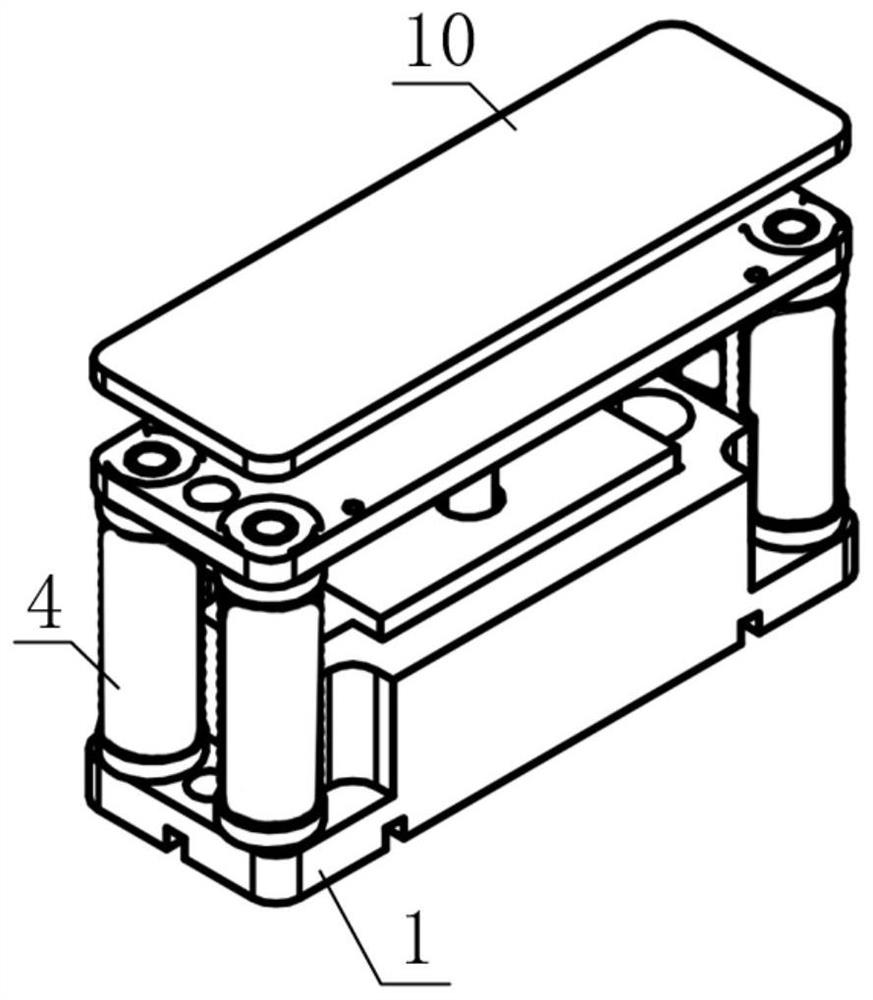 Human body model pulse vibration simulation device