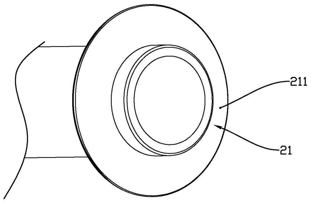 Nose sticking type partitioned mask