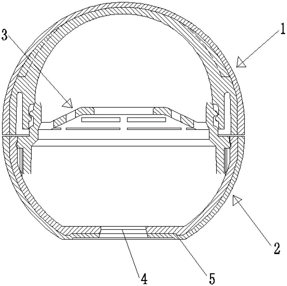 Fast filling packaging container for cosmetics