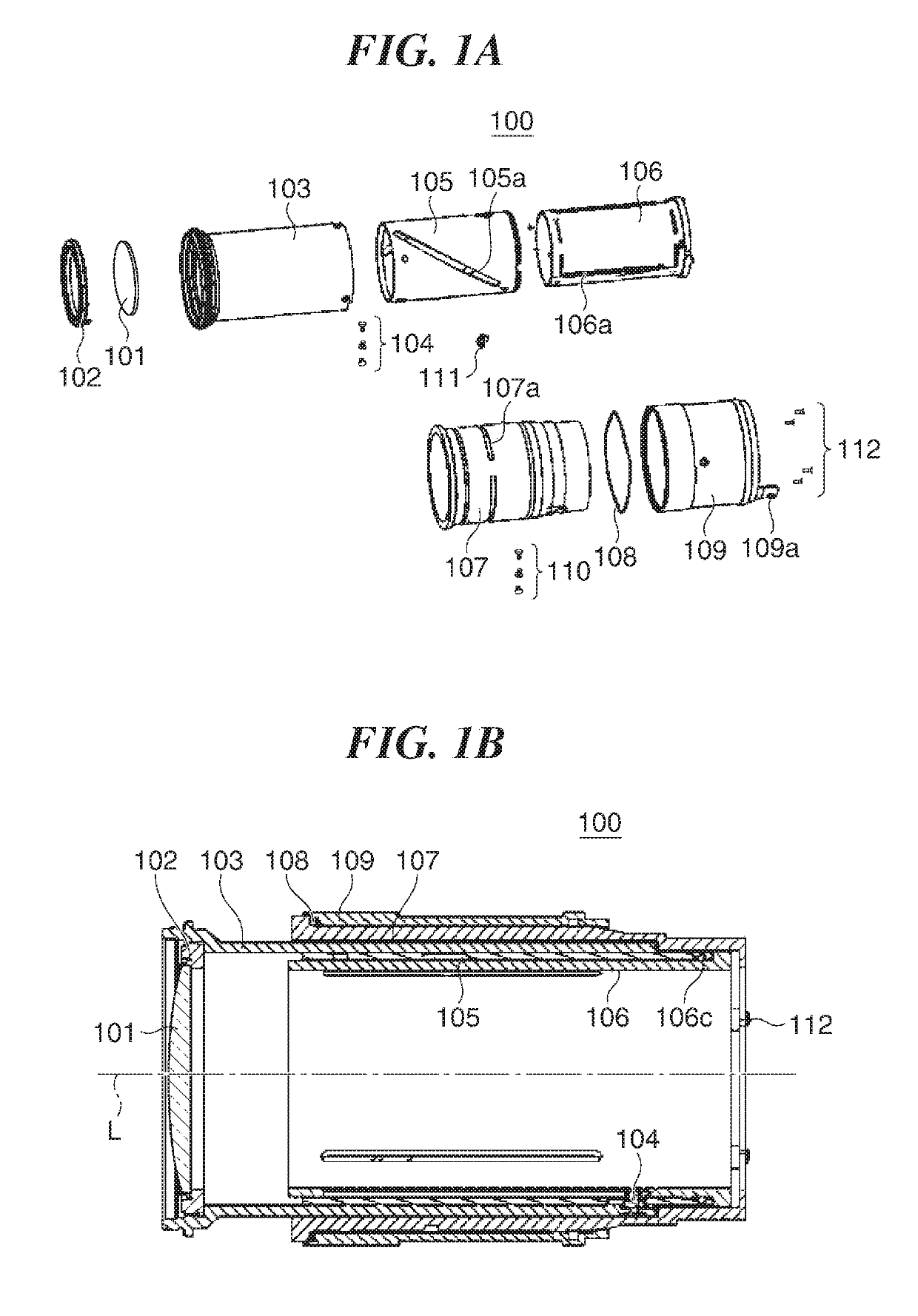 Optical apparatus with rotational operating member