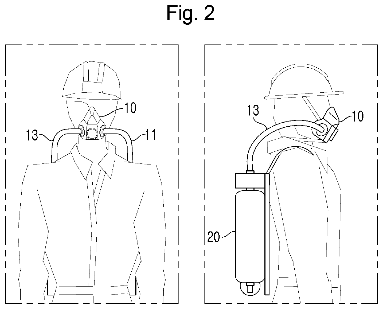 Rebreathing Apparatus Having Inhaled Oxygen Mixing And Exhaled Carbon Dioxide Removal Functions By Electronic Control