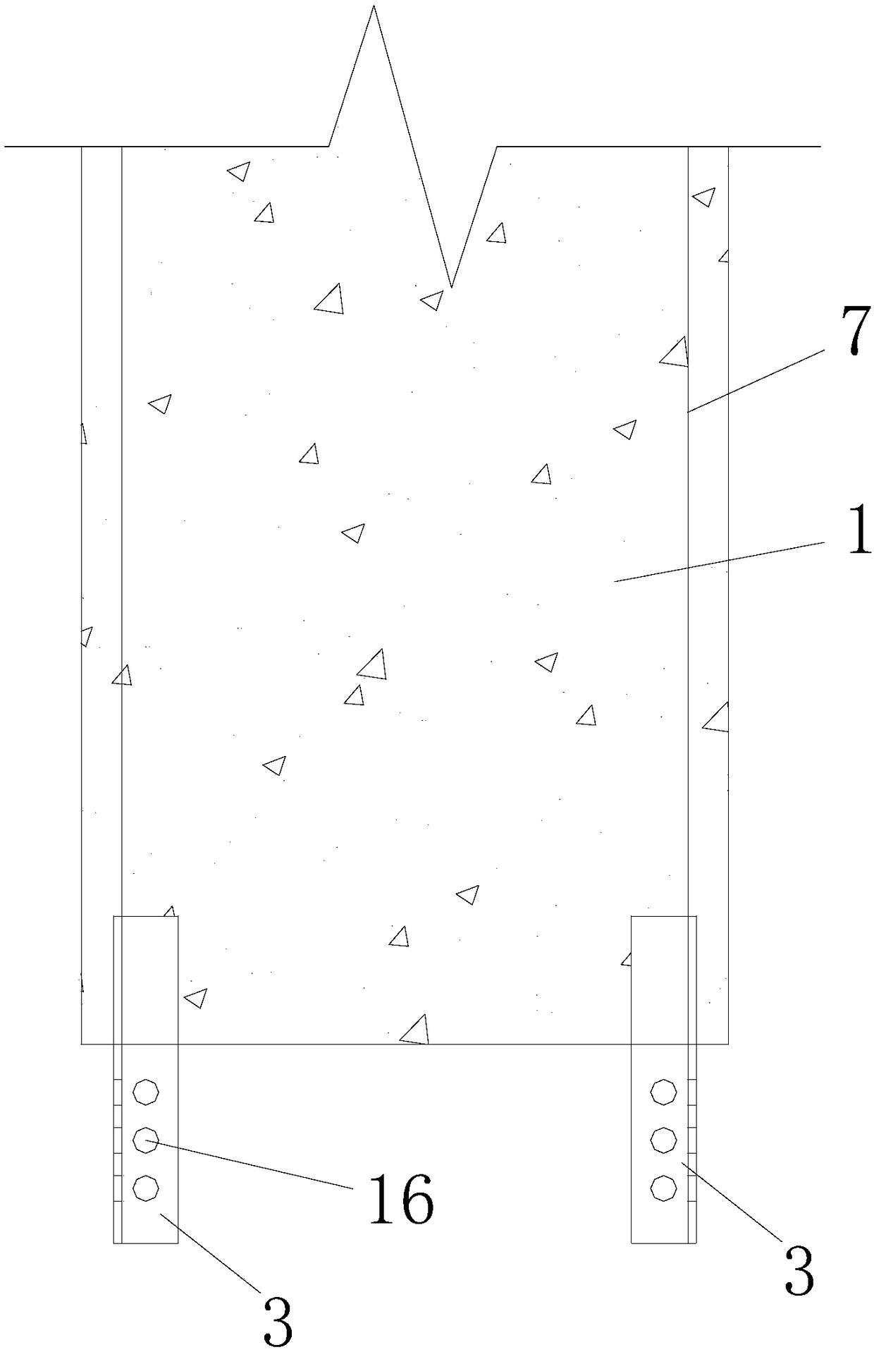 Fabricated concrete beam-column joint and construction method thereof