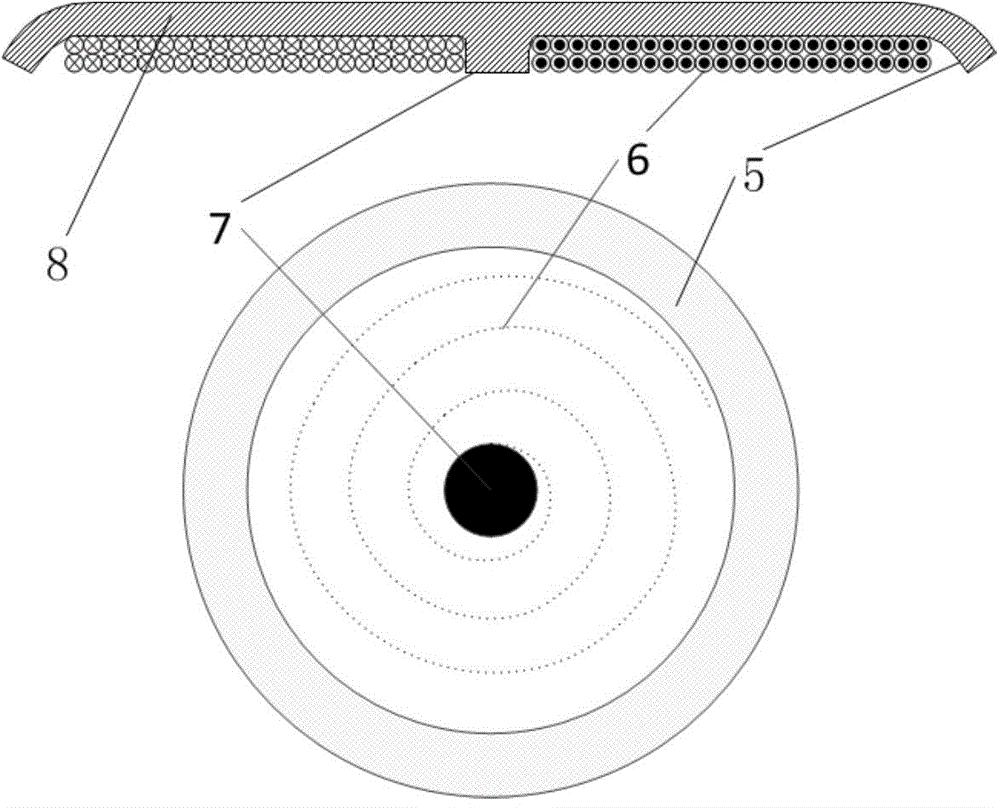 Wireless energy transmission device for artificial anal sphincter