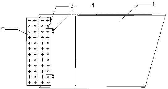 Locating-plate-based quick installation method for steel structure roof beam