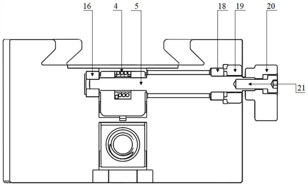 Orthopedic surgery robot tail end rapid installation mechanism