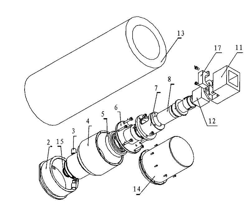 Non-contact artillery breech firing pin deviation detecting system