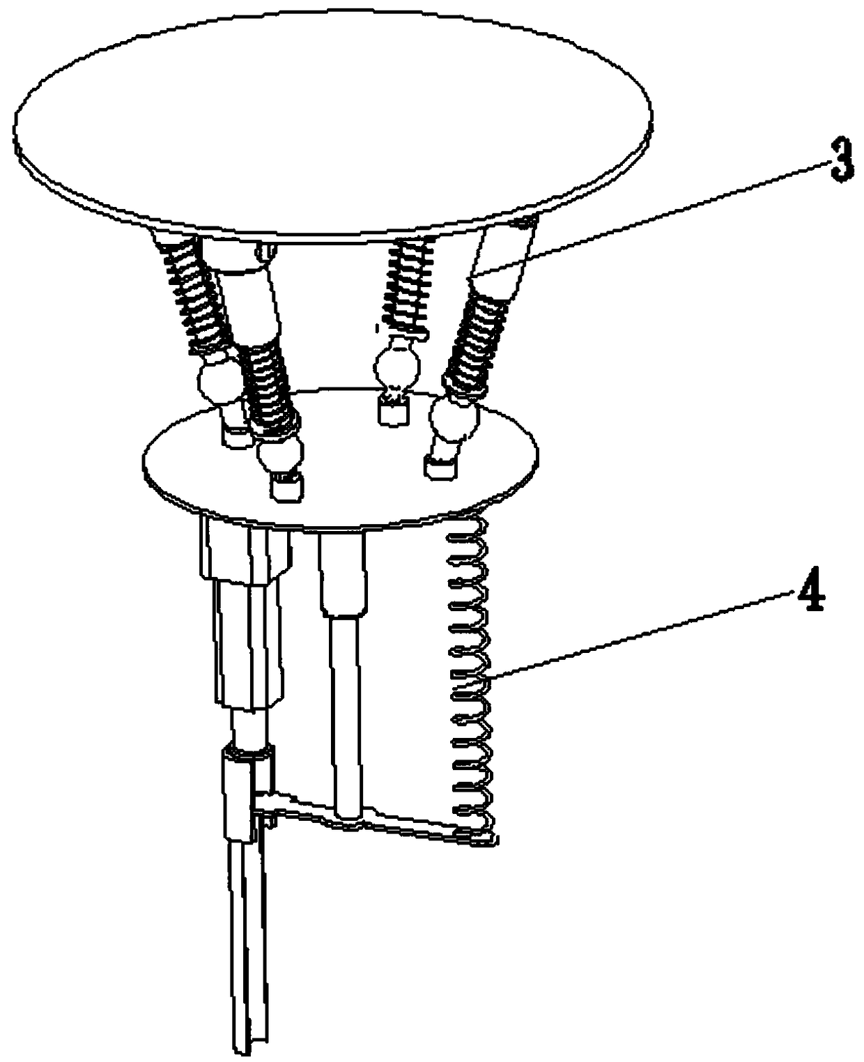 A motor c-type insulating paper automatic paper insertion robot with a pneumatic paper insertion machine