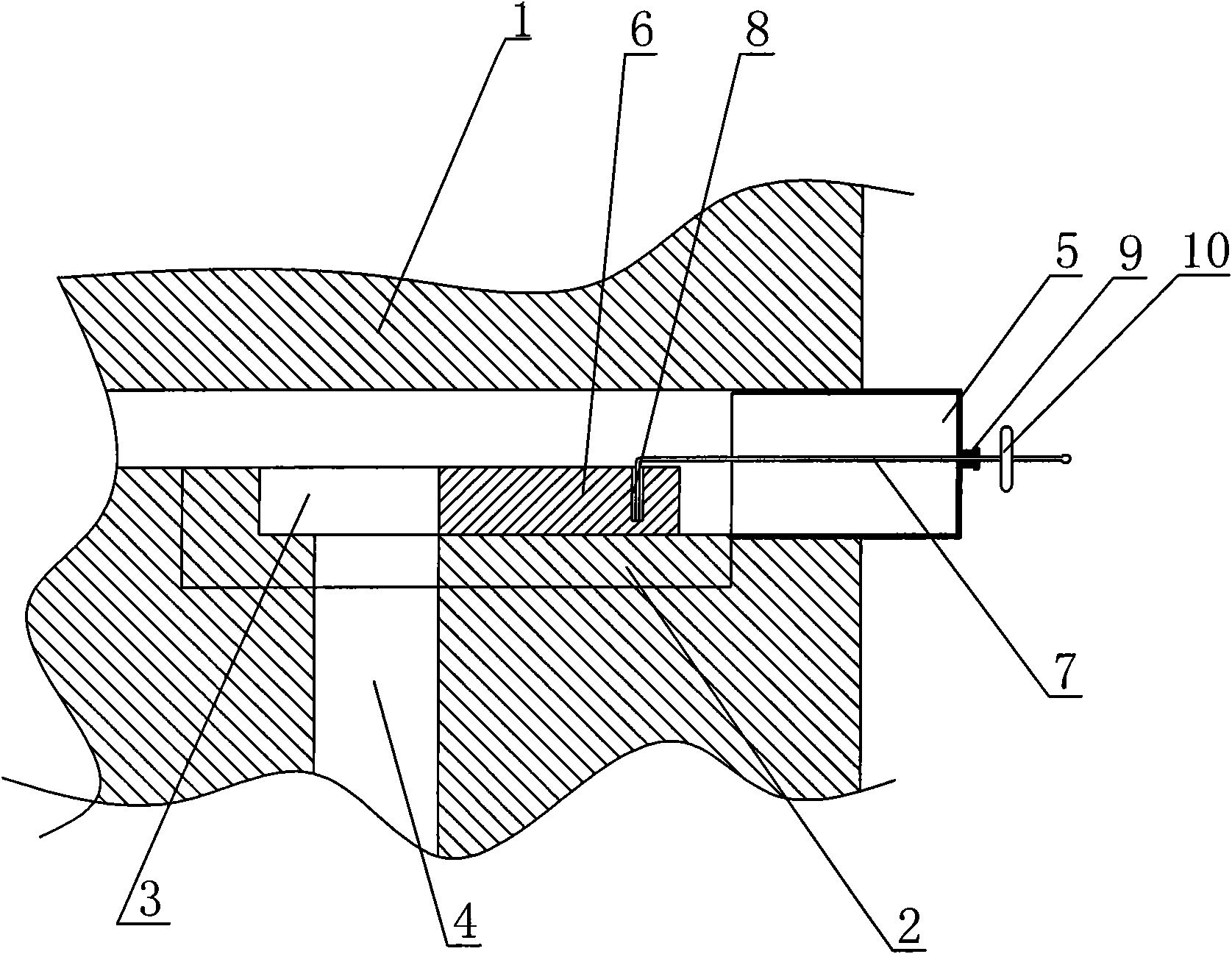 Pulling plate operating device for pot-type carbon calciner